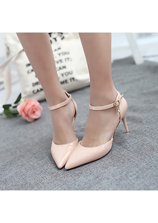 Women's Shoes Stiletto Heel Heels / Pointed Toe / Closed Toe Sandals Dress Pink / Purple / Red / White