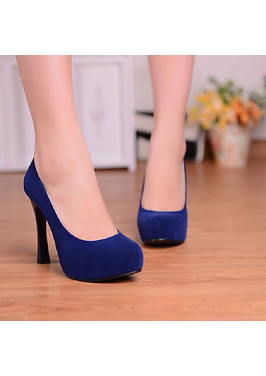 Women's Heels Leatherette Office & Career / Dress / Casual Stiletto Heel Others Black / Blue / Red