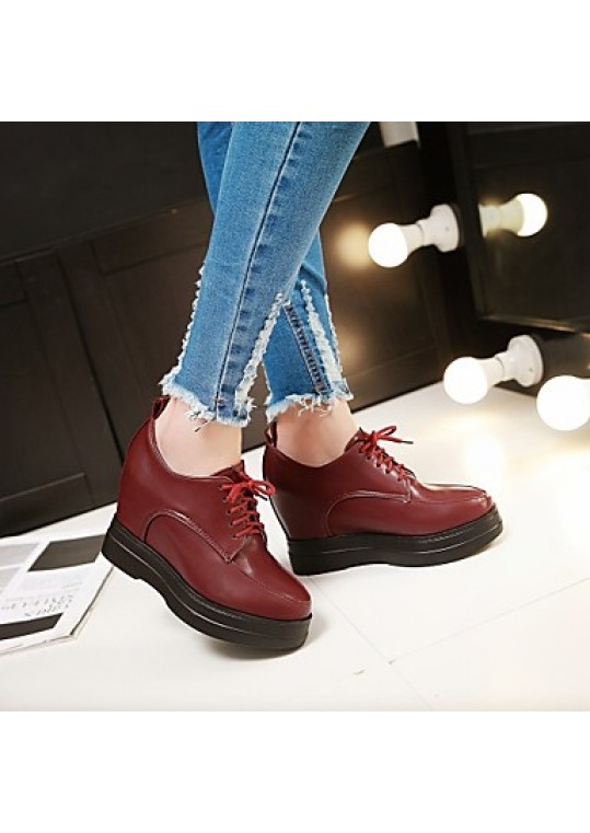 Women's Shoes Spring / Summer / Fall / Winter Comfort / Round Toe Oxfords Wedding / Dress Platform Split Joint