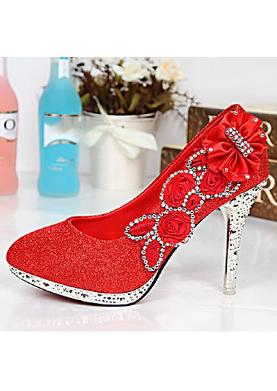 Women's Shoes Synthetic Stiletto Heel Round Toe Pumps DressMore Colors available