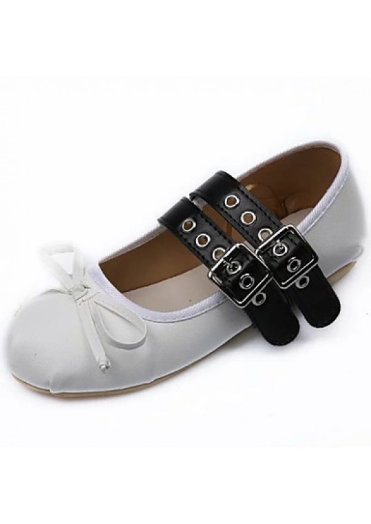 Non Customizable Women's Dance Shoes Leatherette Leatherette Ballet / Latin Flats Flat Heel Practice