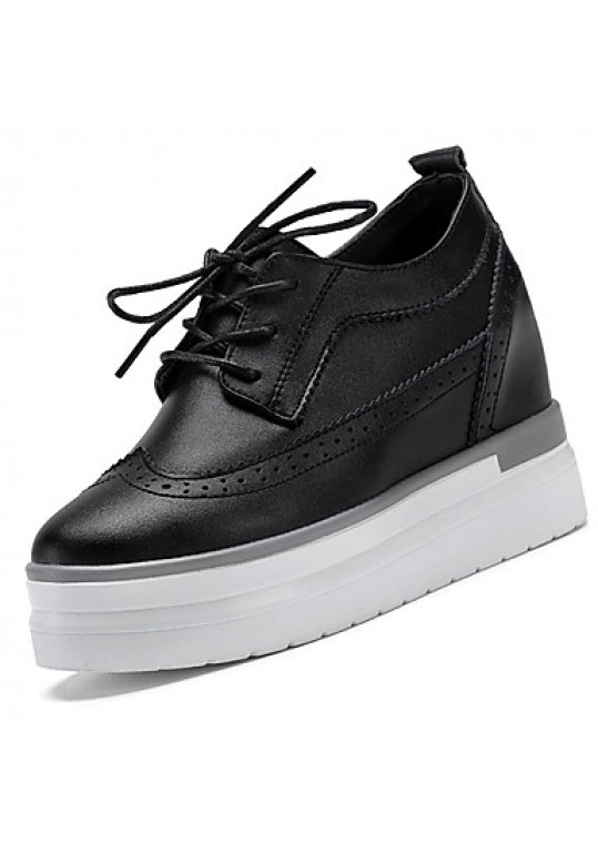 Women's Oxfords Spring / Summer / Fall / Winter Platform / Outdoor / Office & Career / Casual Wedge Black /