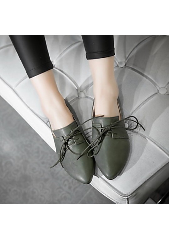 Women's Shoes Other Animal Skin Flat Heel Fashion Boots / Comfort / Pointed Toe Flats / Slip-on Outdoor / Office &