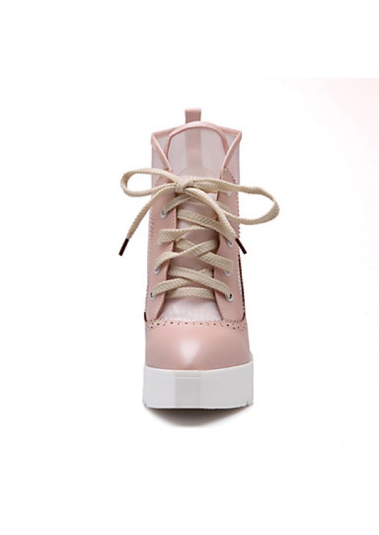 Women's Shoes Wedge Heel Pointed Toe Fashion Sneakers with Lace-up Casual More Colors available